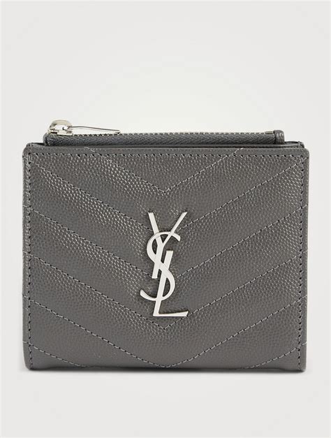 ysl zipped card holder.